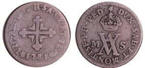 France - Savoie - Victor Amédée III - 1/2 soldo 1781 (Turin)
