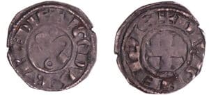 France - Bourgogne - Hugues III - Denier (Dijon)