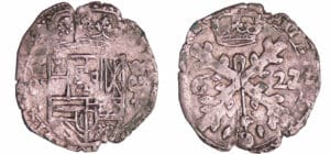 France - Franche-Comté - Philippe IV - 1/32 de patagon (Dole)