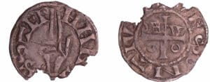 France - Franche-Comté - Archevêché de Besançon - Hugues III - Denier