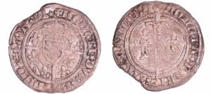 France - Lorraine - Duché de Lorraine - René 1er - Demi-gros (Saint-Mihiel)