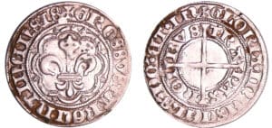 France - Alsace - Strasbourg - Gros d'argent à la fleur de lis