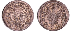 France - Lorraine - Duché de Lorraine - Léopold 1er - Double denier