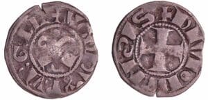 France - Bourgogne - Hugues III - Denier (Dijon)