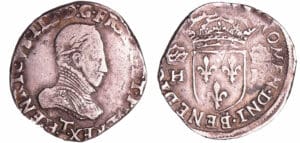 France - Henri III (1574-1589) - Teston - 1er type - (1575) T (Nantes)