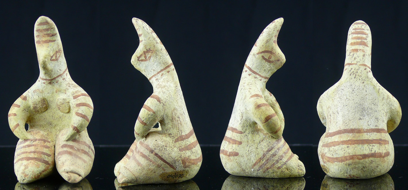 Anatolie - Idole Tell Halaf en terre cuite - 5000 / 4000 av. J.-C. Anatolie - Idole Tell Halaf en terre cuite - 5000 / 4000 av. J.-C.