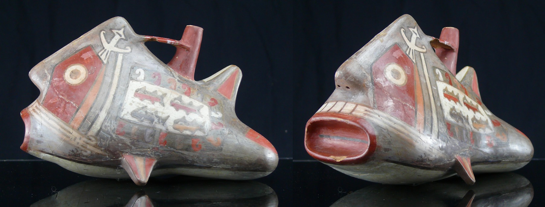 Précolombien - Pérou - Culture Nazca - Vase zoomorphe en terre cuite - 200 / 600 ap. J.-C. Précolombien - Pérou - Culture Nazca - Vase zoomorphe en terre cuite - 200 / 600 ap. J.-C.