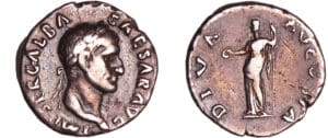 Galba - Denier (68, Rome) - Livie debout