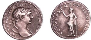 Trajan - Denier (108, Rome) - L'Espérance