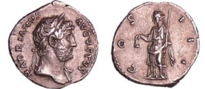 Hadrien - Denier (125, Rome)