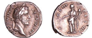 Antonin le Pieux - Denier (144, Rome) - La Paix