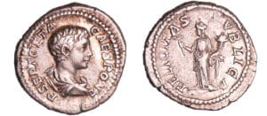 Géta - Denier (203, Rome) - La Félicité