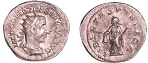 Trébonien Galle - Antoninien (252, Milan) - La Liberté
