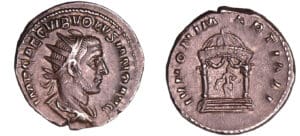 Volusien - Antoninien (252, Rome) - Temple