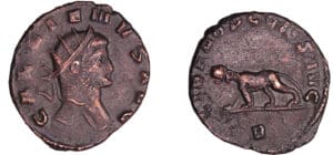Gallien - Antoninien (267-268, Rome) - Panthère