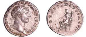 Trajan - Denier (103-104, Rome) - La Fortune
