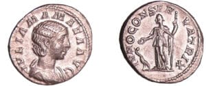 Julia Mamée - Denier (222, Rome) - Junon