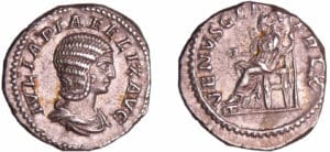 Julia Domna - Denier (216, Rome) - Vénus