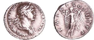 Trajan - Denier (101-102, Rome) - La Victoire