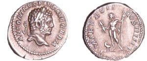 Caracalla - Denier (214, Rome) - Jupiter