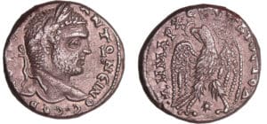 Caracalla - Tétradrachme (215-217, Syrie, Séleucie et Piérie - Antioche) - Aigle