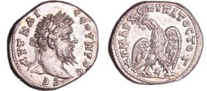 Septime Sévère - Tétradrachme (207-208, Syrie, Séleucie et Piérie - Laodiceia ad Mare) - Aigle