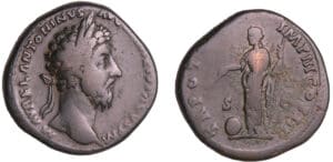 Marc Aurèle - Sesterce (164-165, Rome)