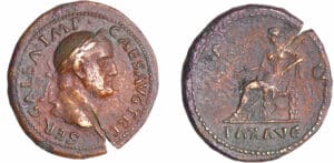 Galba - Sesterce (68, Rome) - La Paix