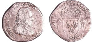 France - Henri III (1574-1589) - Teston - 3ème type - 1575 A (Paris)