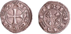 France - Languedoc - Comté de Rodez - Hugues II ou III - Denier