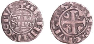 France - Champagne - Guillaume 1er - Denier (Reims)