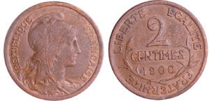 France - Troisième république (1871-1940) - 2 centimes Dupuis 1900