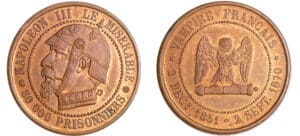 France - Napoléon III (1852-1870) - 5 centimes satirique 1851