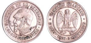 France - Napoléon III (1852-1870) - 5 centimes satirique 1851
