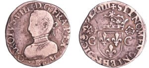 France - Charles IX (1560-1574) - Teston - 2ème type - 1564 M (Toulouse)