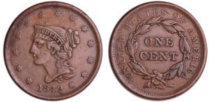 Etats-Unis - Liberty head One cent 1842