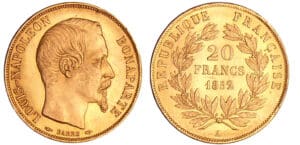 France - Louis Napoléon Bonaparte (1848-1852) - 20 francs 1852 A (Paris)