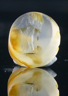 Romain - Intaille en cristal (prêtresse à l'oiseau) - 100 / 300  ap. J.-C.
