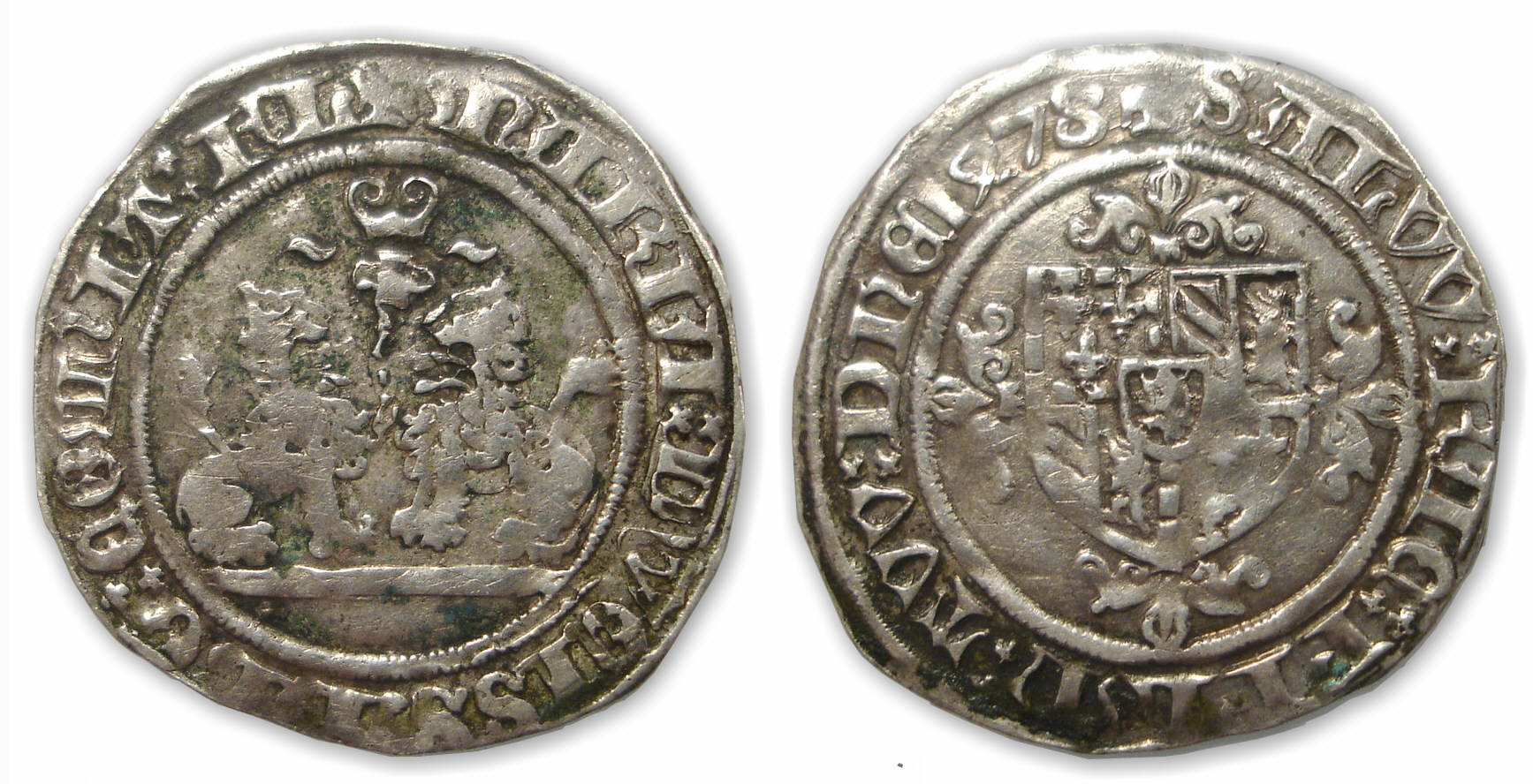 Flandres - MARIE DE BOURGOGNE double briquet 1478 Flandres - MARIE DE BOURGOGNE double briquet 1478