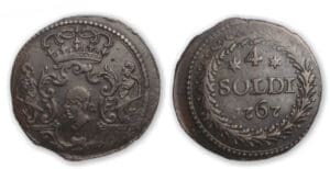 Corse - Paoli 4 soldi 1767