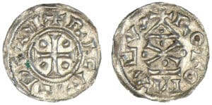 Normandie - Richard 1er - Denier au temple