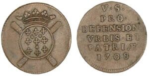 Siège de Lille - 5 sols Boufflers 1708
