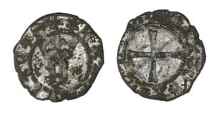 Navarre - Charles d'Aragon - Denier au K