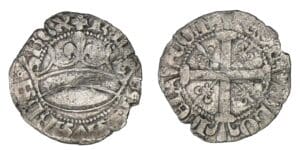 Comté d'Evreux - Charles le Mauvais - Sol coronat