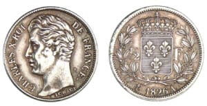 1/2 franc Charles X 1826 A (Paris)
