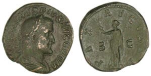 Maximin 1er - Sesterce (236/8, Rome) La Paix