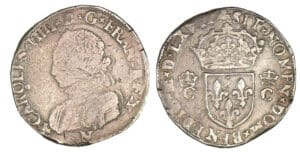 Charles IX - Teston 2ème type 1567 N (Montpellier)