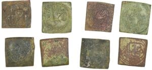 Lot de 4 poids monétaires
