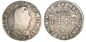 Dombes - Henri II de Montpensier - Teston 1604 (Trévoux)