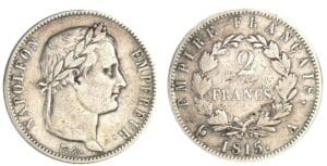 2 francs Napoléon 100  jours 1815 A (Paris)